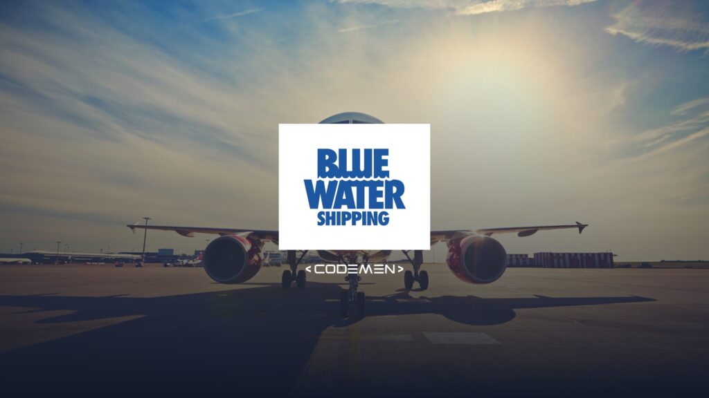 Kuvituskuva: Blue Water Shipping ja Codemen logot
