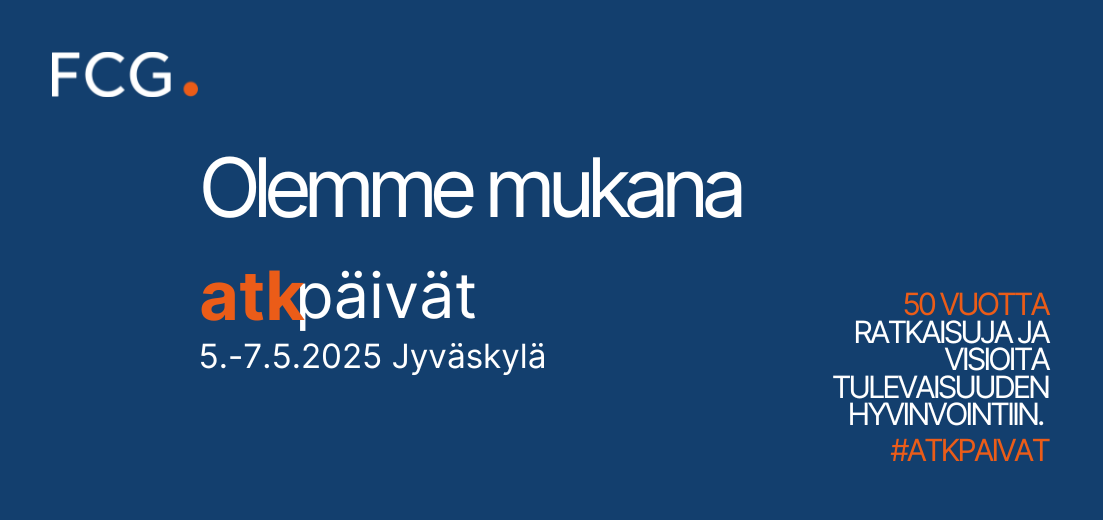 Olemme mukana Sosiaali- ja terveydenhuollon atk-päivillä Jyväskylässä